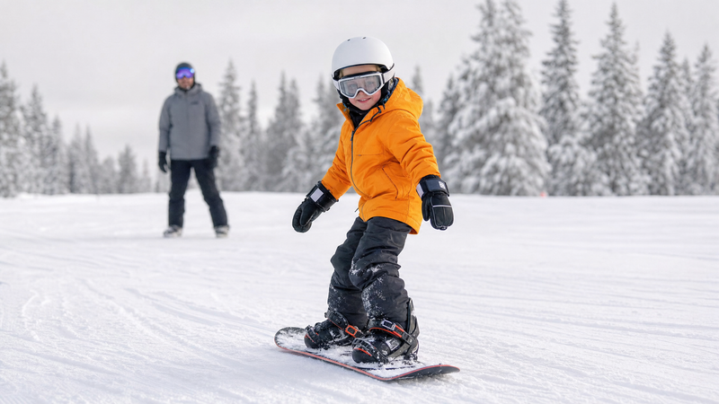 Kids Snowboarding for Beginners: The Essential Packing, Safety, and Lesson Guide for Parents